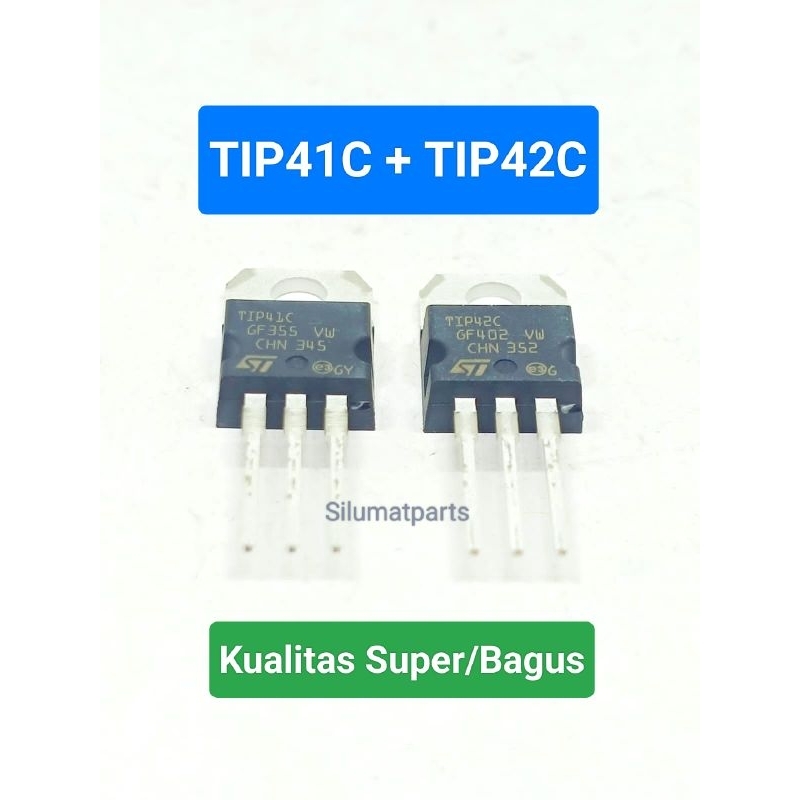 Transistor Set TR TIP 41 42 Super - Transistor tip 41/42c  ST Bagus