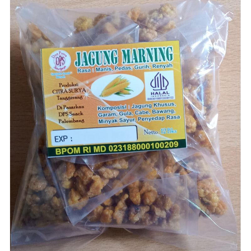 

Cemilan snack Dps Jagung Marning Kruncy cocok untuk cemilan juga bisa untuk jual lagi varian pack bisa untuk jual lagi rasa pedas manis gurih renyah