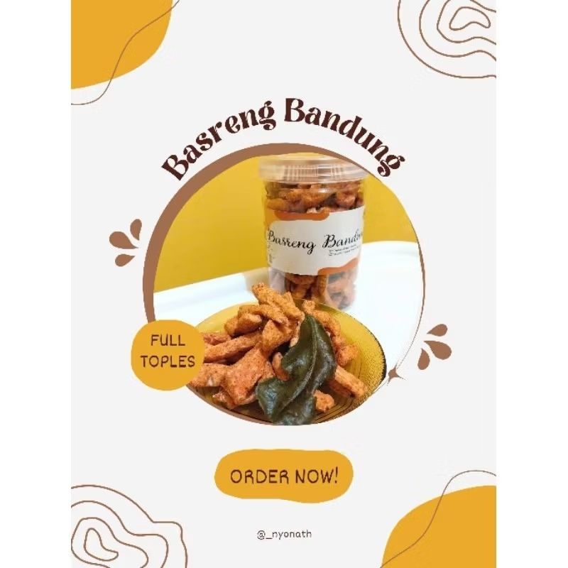 

Basreng Bandung Pedas Daun Jeruk Nyonath