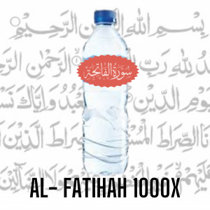 

AIR DOA AL FATIHAH 1000X.