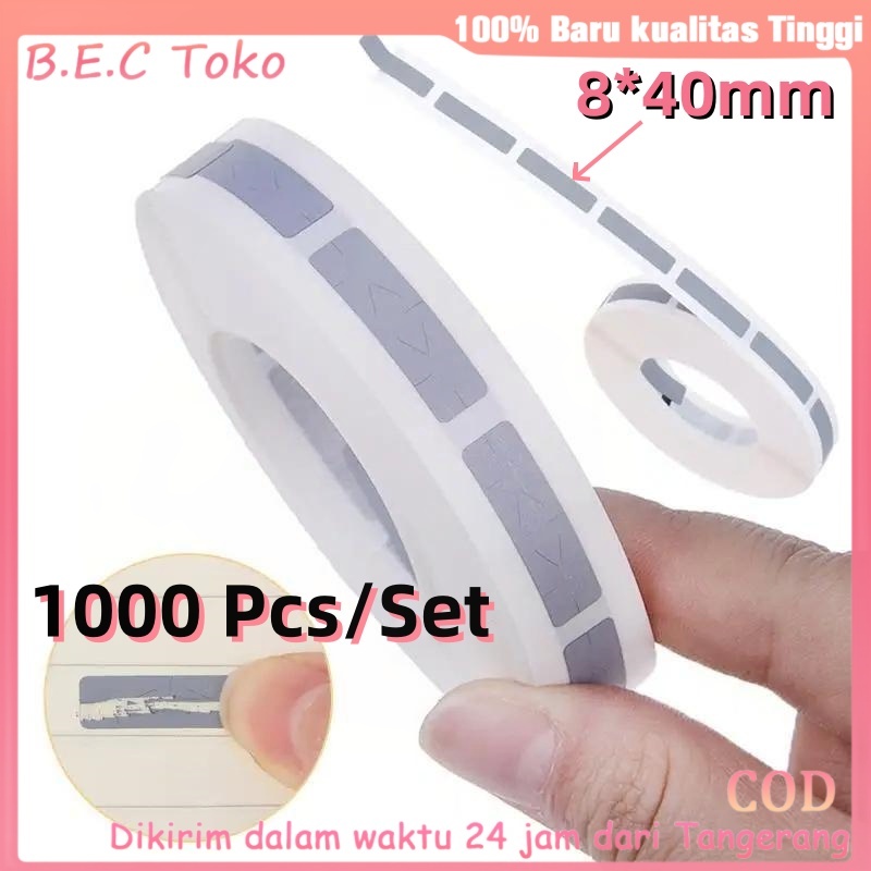 

1000Pcs/8×40mm Gosok PinLabel Sticker Scratch Stiker/Scratch Off Label Gosok Penutup Sticker[B.E.C]