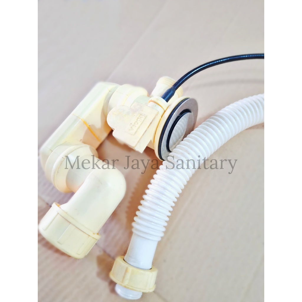 Afur Sifon Pembuangan Bathtub Bak Mandi Plastic / PVC Tebal Viega