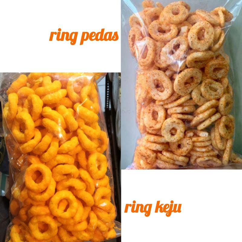 

RING PEDAS DAN RING KEJU 250GR / KRUPUS SNACK / SNACK KILOAN