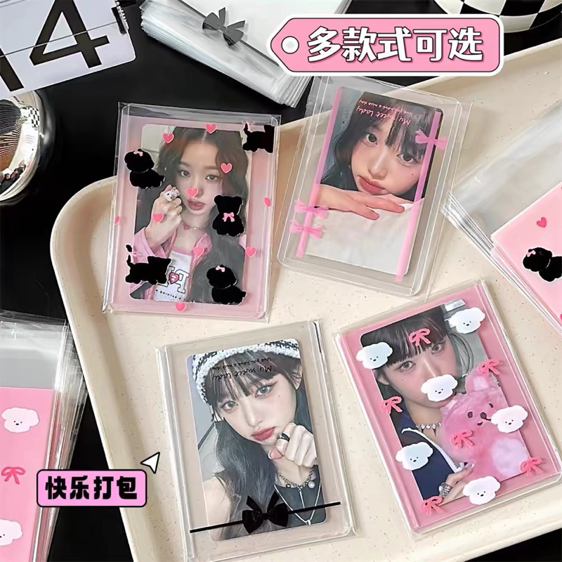 plastik sealing bag 5pcs pattern plastic photocard sleeve readystock B1160 B1817 B1857