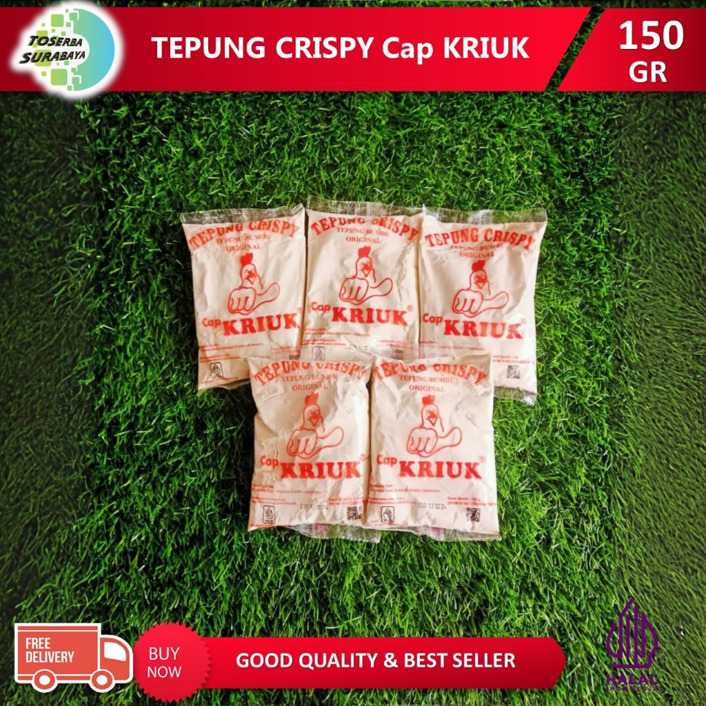 

TEPUNG CRISPY Cap KRIUK Kemasan 150gr