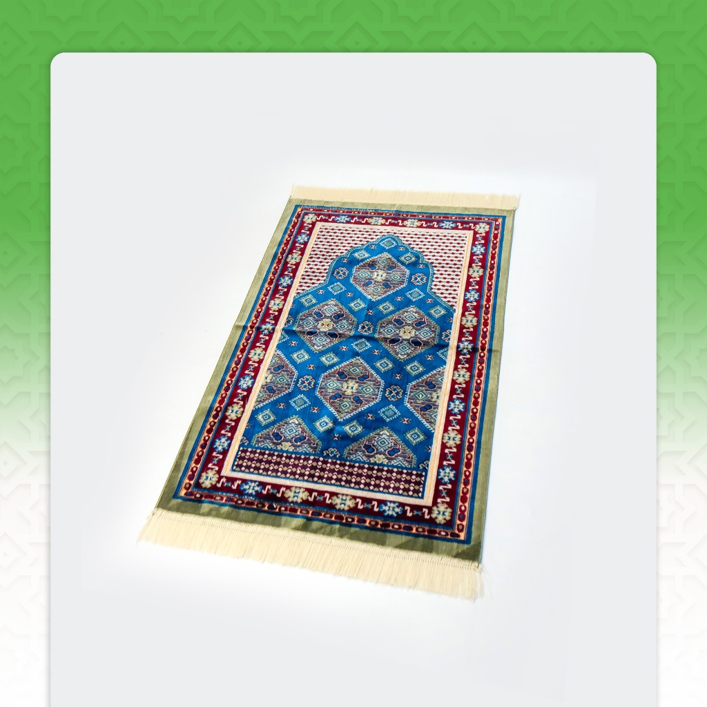 Sajadah Genova Polyester Premium 14mm | Sajadah Tebal | Sajadah Lembut