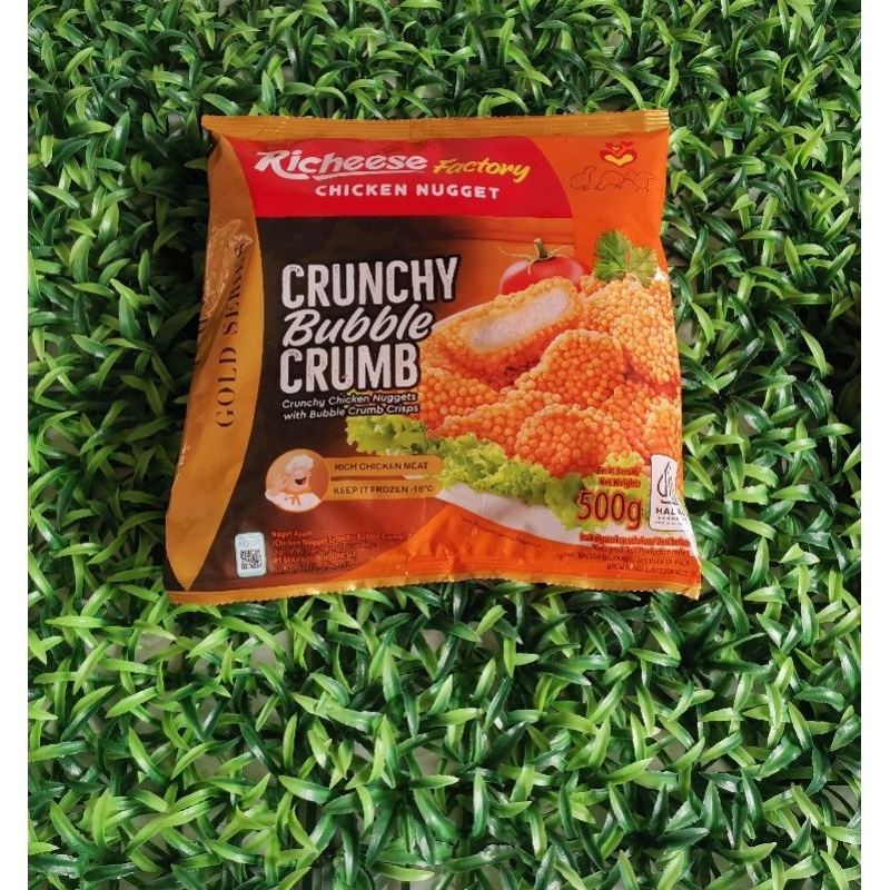 

Richeese Factory Chicken Nugget Crunchy Bubble Crumb - Berat 500 gr.