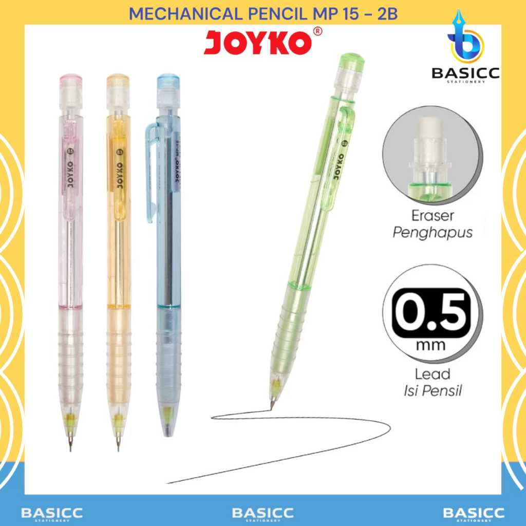 

Joyko Pensil Mekanik - Mechanical Pencil MP-15 0.5 mm | @ 1Pcs