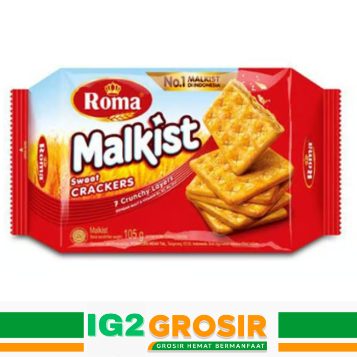 

Roma Malkist Crackers Merah Pack