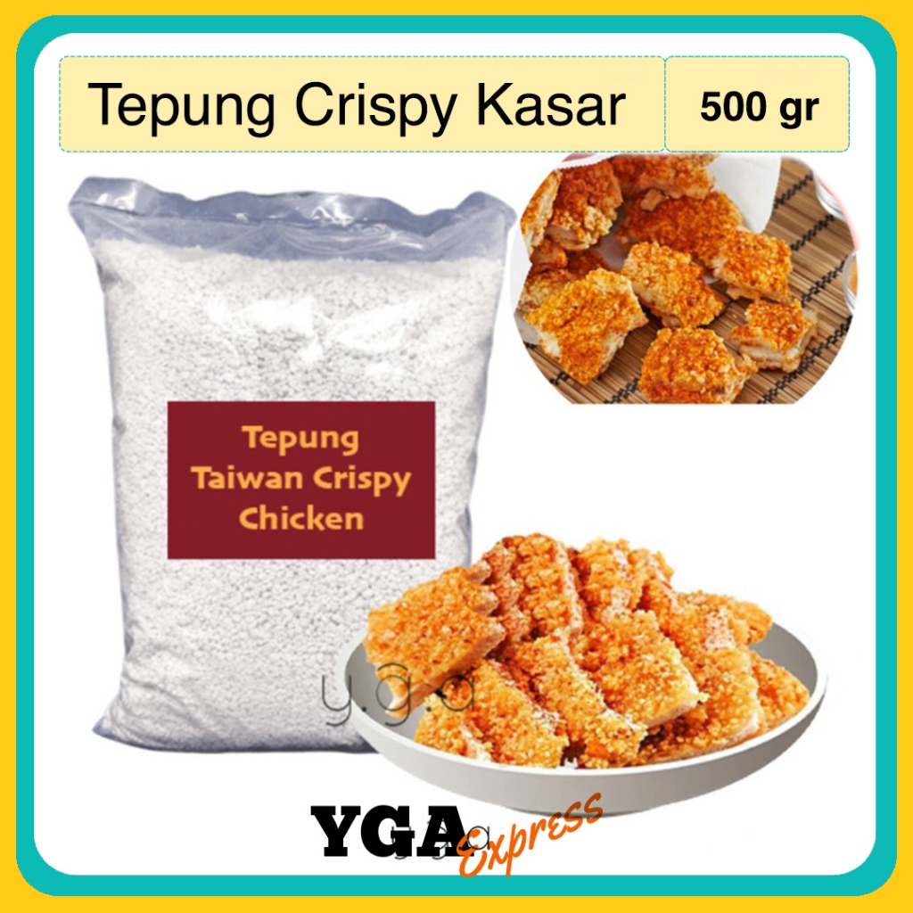 

Tepung Kasar Shihlin Crispy Chicken 500gr / Tepung Tapioks Krispi Taiwan Halal