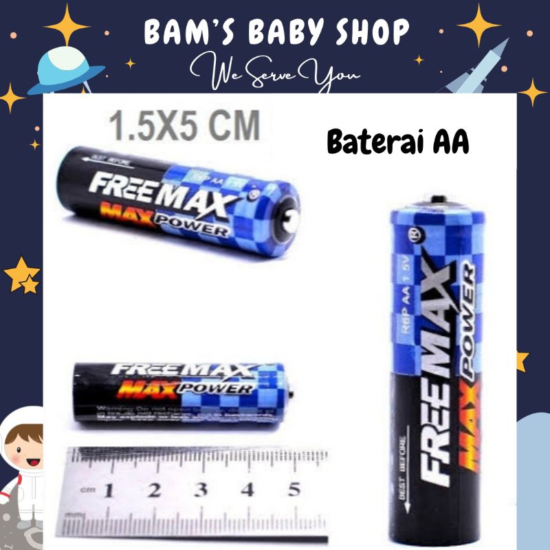 [BAMS] BATERAI AA FREEMAX SATUAN BATERAI AAA LONLIFE BATERAI ORIGINAL BATERAI BABY WALKER BATERAI