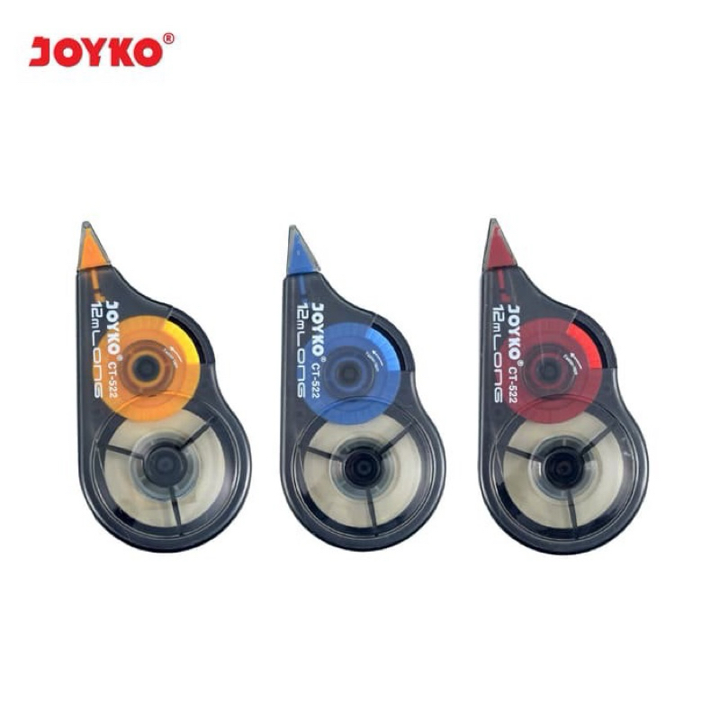 

(Bisa COD) Tipe X / Correction Pen Roll JOYKO CT-522 12M (Polos)