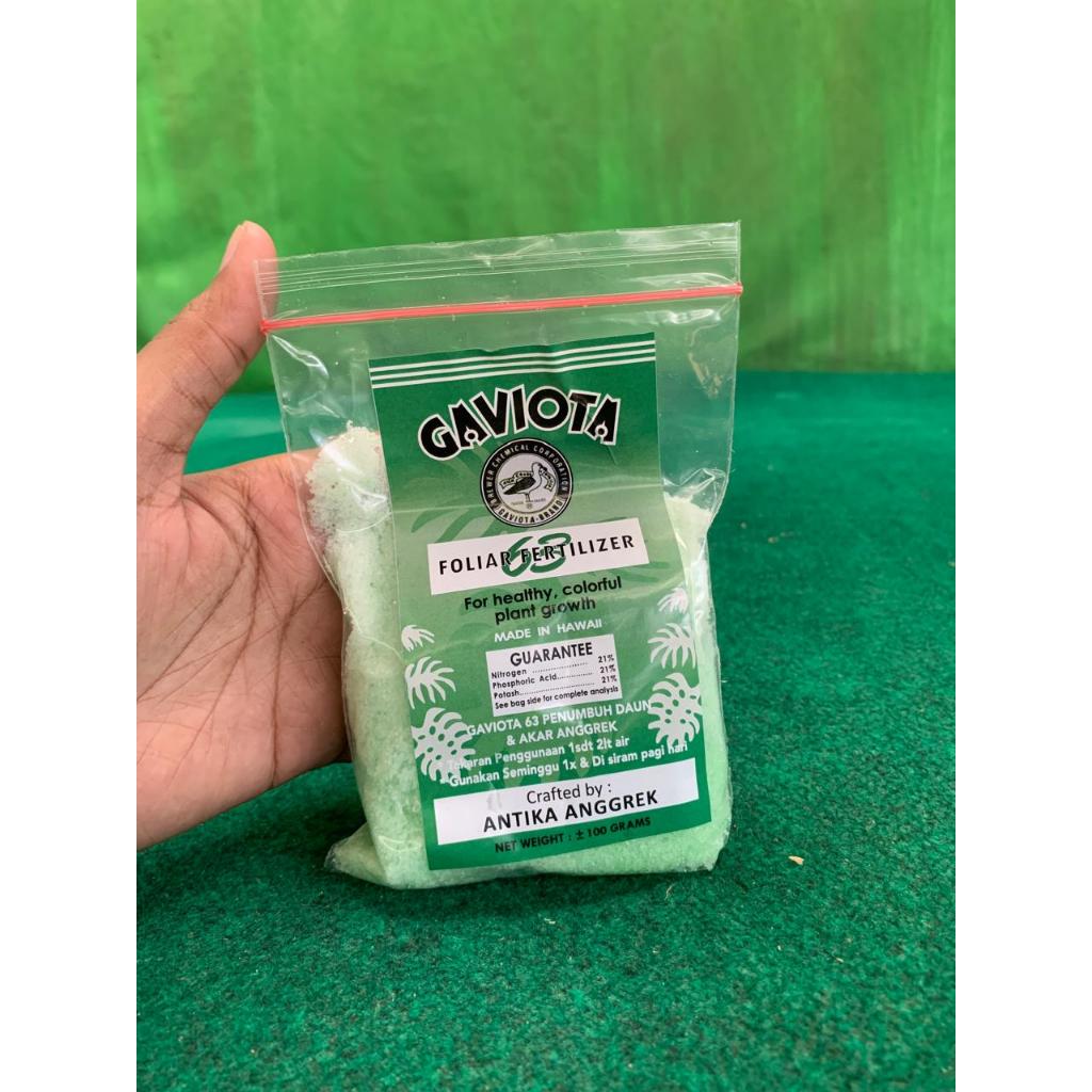 Pupuk Anggrek Gaviota 63 Berat 100 gr