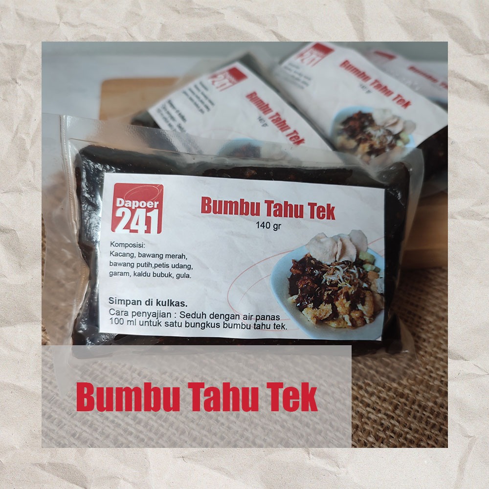 

Bumbu Tahu Tek 140 gr Dapoer241