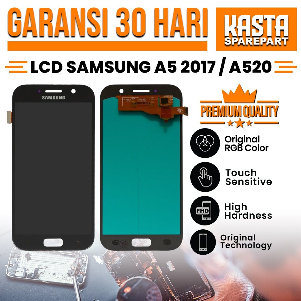 【LCD ORIGINAL】LCD SAMSUNG A5 2017 / A520 LCD FULLSET TOUCHSCREEN KUALITAS ORI 100%