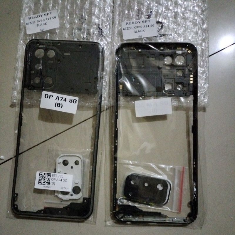 bezel bezzel tutup mesin tulang tengah oppo a74 5g