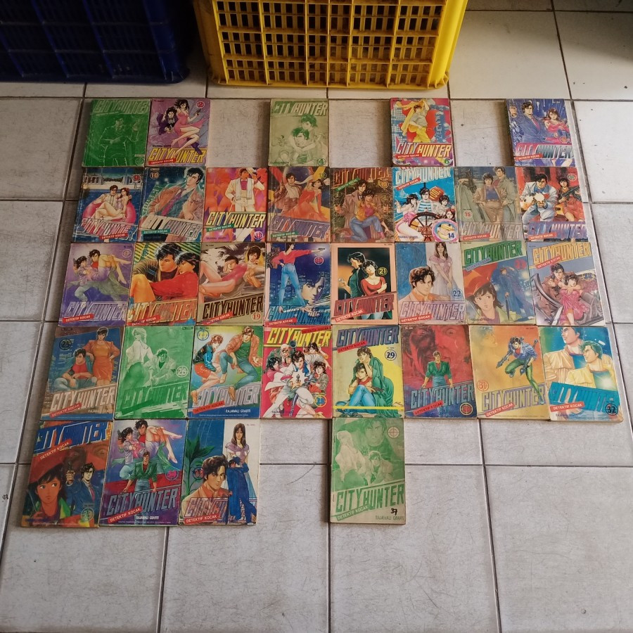 Bursa Komik 2nd Komik City Hunter Rajawali graffity Set Ke 2