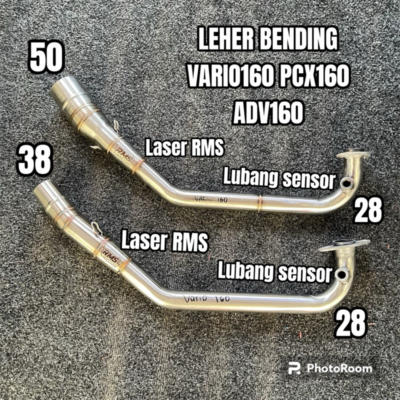 leher vario 160 pcx 160 Adv 160 bending RMS MUFFLER Inlet 38 dan 50