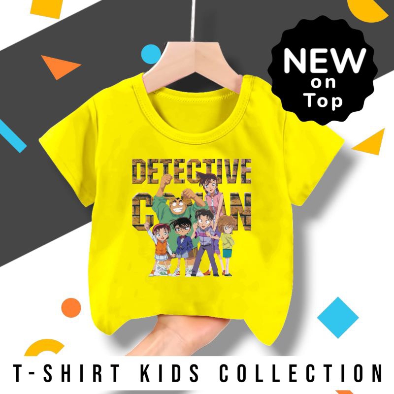 KAOS ATASAN ANAK MOTIF DETECTIVE CONAN