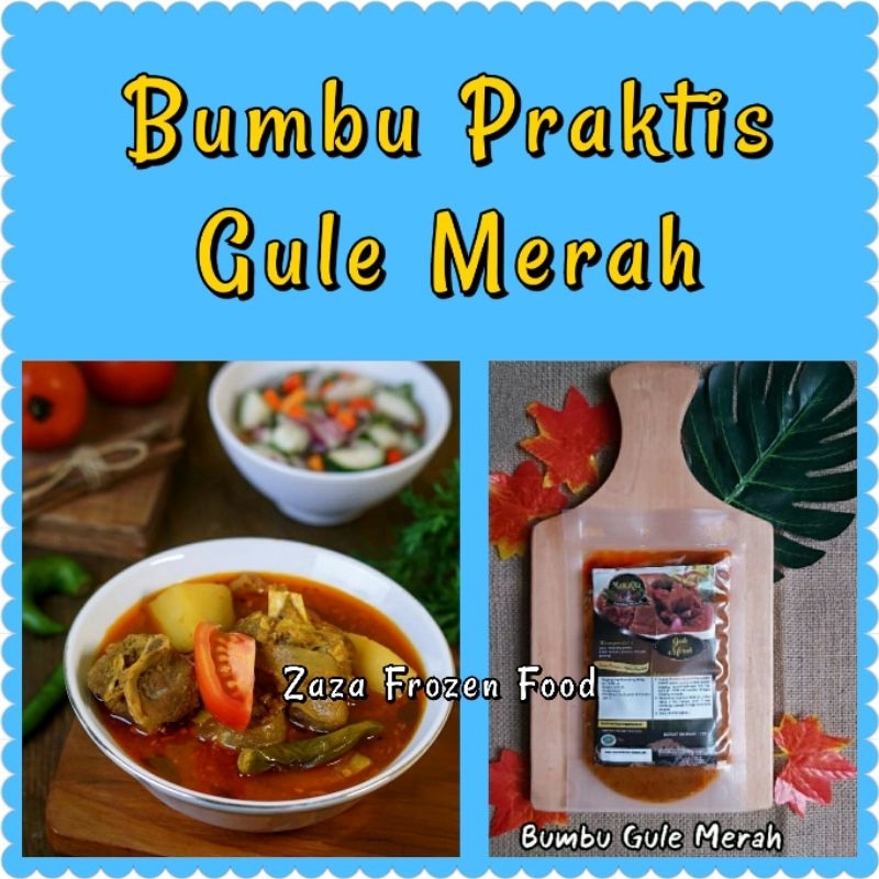 

Bumbu Basah Gule Merah isi 150gr bumbu masak siap saji edisi lebaran