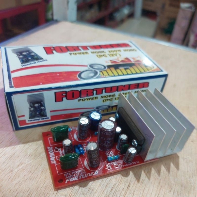 kit power MOBIL 12V BTL 200 WATT FORTUNER