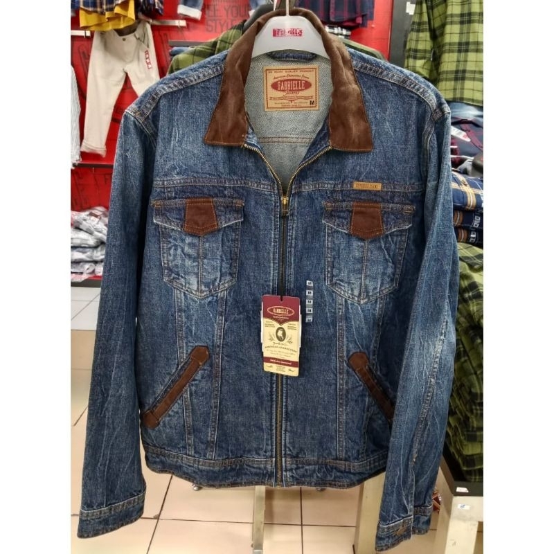Jaket panjang pria Gabrielle jeans original mens BBJC127X1123M jaket jeans pria | jaket jeans remaja