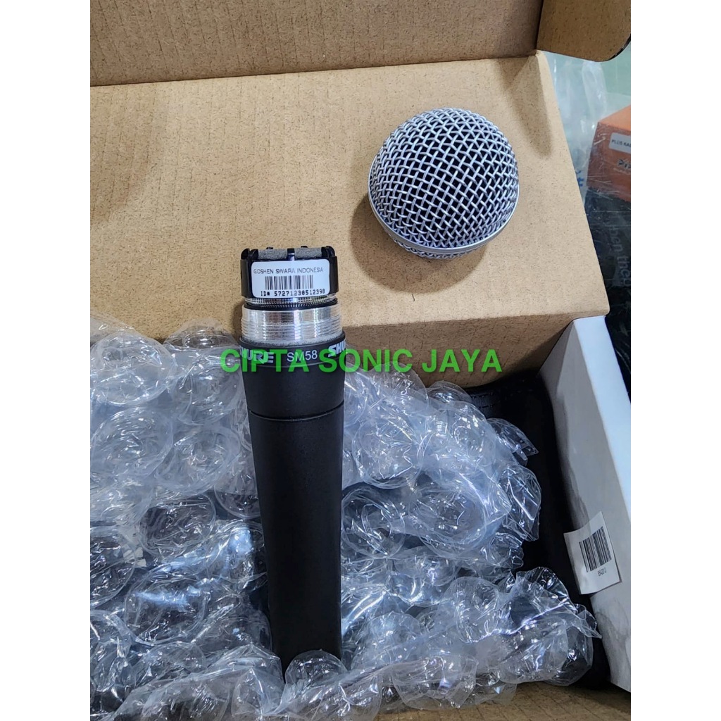 Mic kabel DYNAMIC SHURE SM58 ORIGINAL GOSHEN