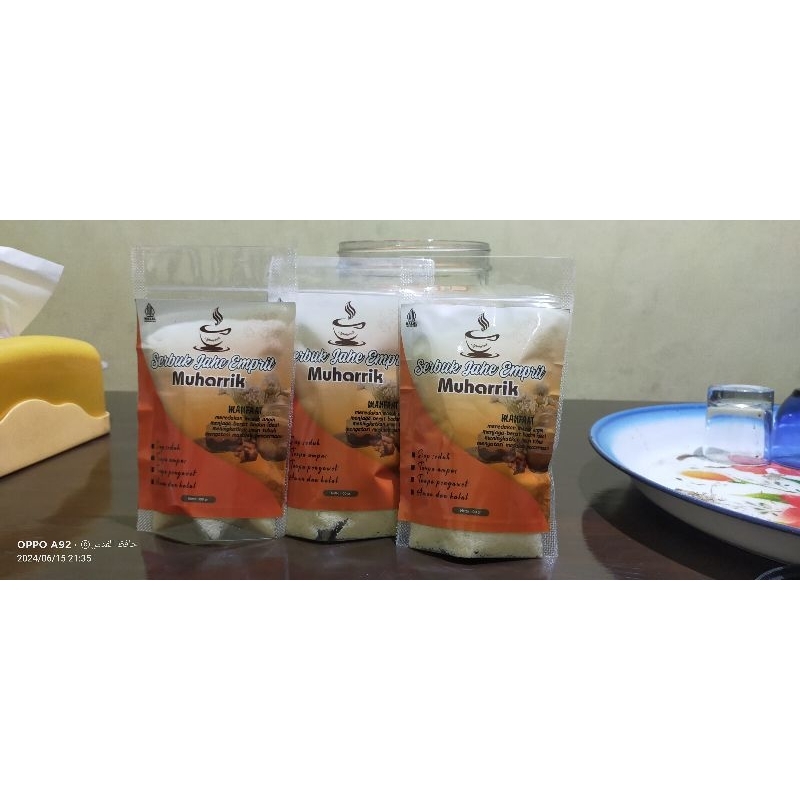 

serbuk jahe emprit muharrik