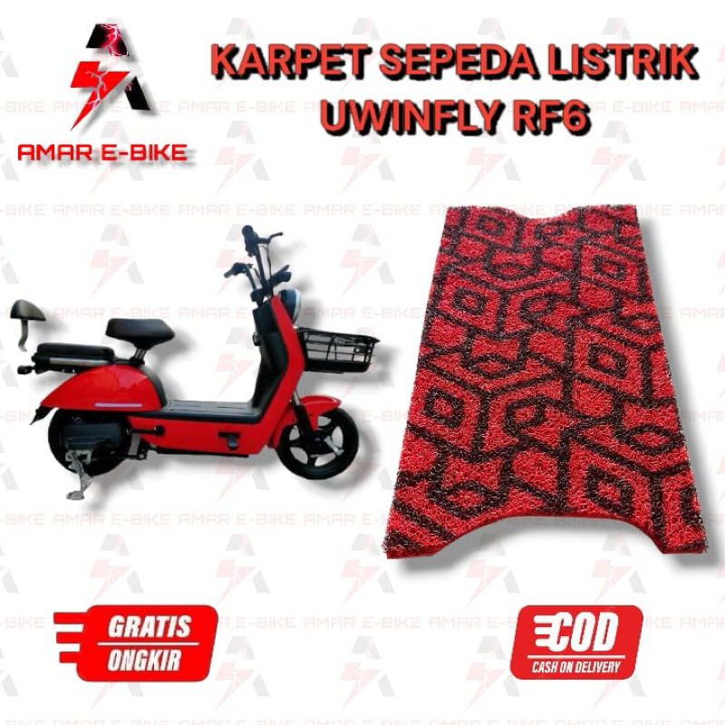 karpet Sepeda Listrik Uwinfly RF6 Premium