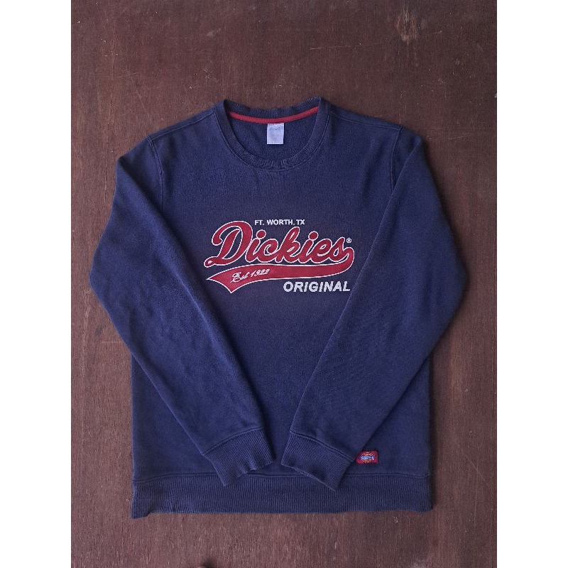 Dickies Velvet Crewneck Navy Second Original