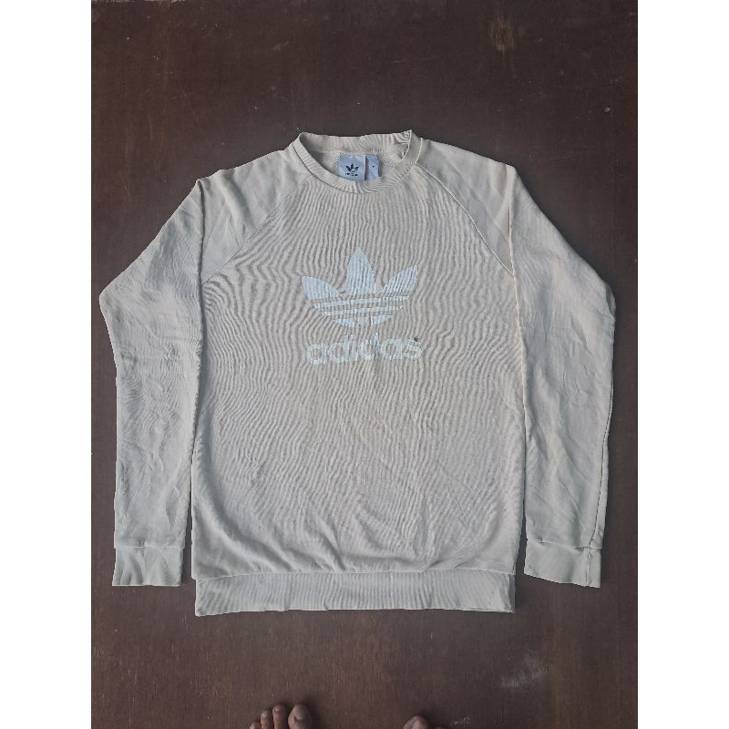 Adidas Treefoil Big Logo Crewneck Second Original