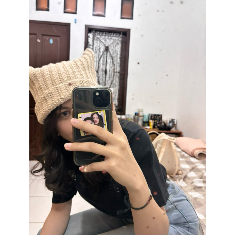 Cat Beanie Ear/Topi Rajut Kucing