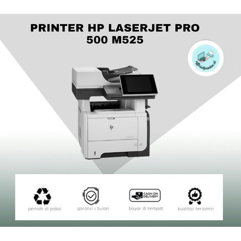 Printer hp LaserJet Enterprise 500 MFP M525 Scan copy F4 Kaca Duplex