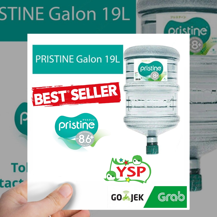 

PRISTINE PH 8.6 GALON + ISI 19 LITER