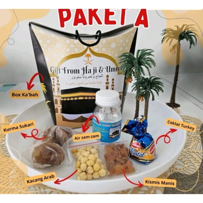 

Souvenir Haji dan Umroh | Paket Oleh Oleh Haji dan Umroh (PAKET A)