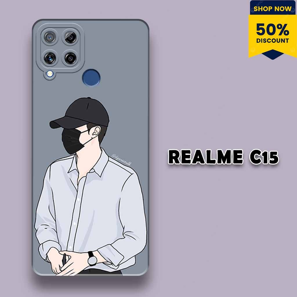 Case Hp - Realme C15   -  Casing Hp -  Realme C15   - mawcase.idn - Motif Karakter- Fashion Case Pro