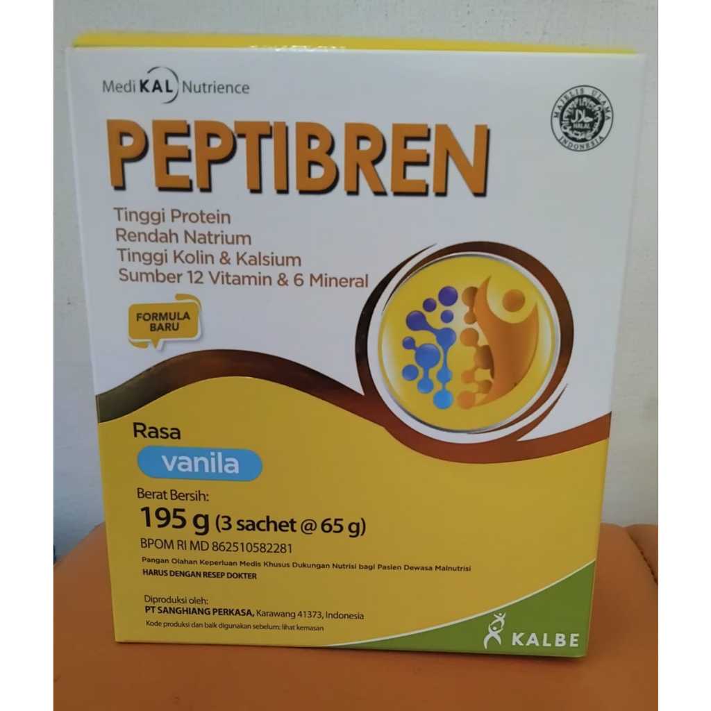 

PEPTIBREN VANILA 195 GR (3 Sachet @65 gr)