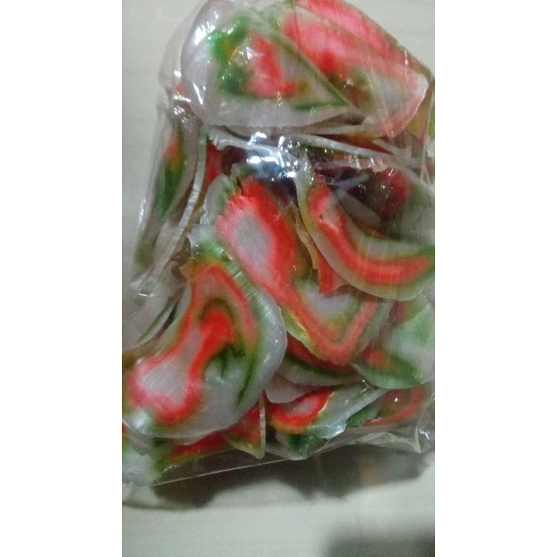 

1 kg kerupuk bawang warna lebar