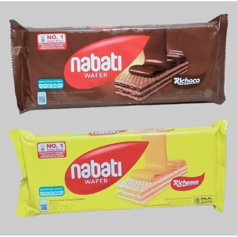 

Wafer Nabari 110g/coklat-keju