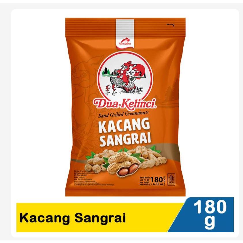 

Dua Kelinci Kacang Kulit Sangrai 180 gr