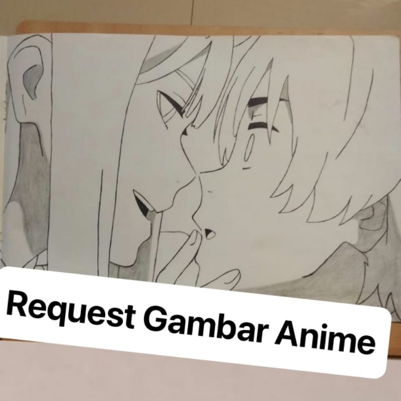 Gambar Anime request dulu-Art Commission-ukuran A5 - A4