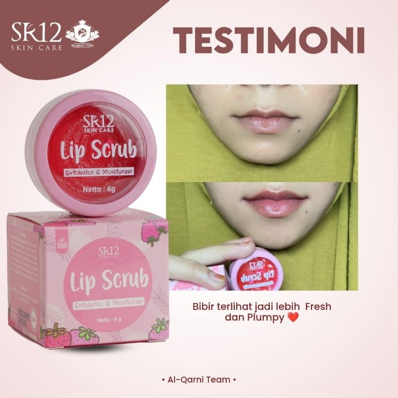 LIP SCRUB SR12 SCRUB BIBIR PERAWATAN BIBIR