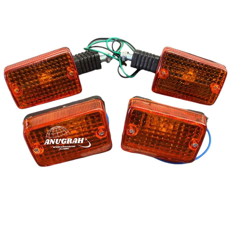 lampu sein sen c700 supercup reting riting c700 supercup honda c700 supercup set depan belakang mark