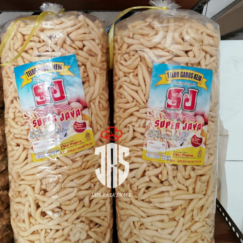 

JRS - Telor Gabus Asin Keju Renyah Kemasan 1kg / Cemilan Stik Telor Gabus Keju Asin Murah Nikmat