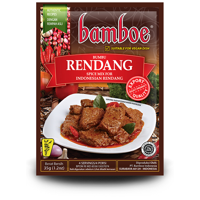 

BUMBU RENDANG BAMBOE | BUMBU INSTAN | 48 G