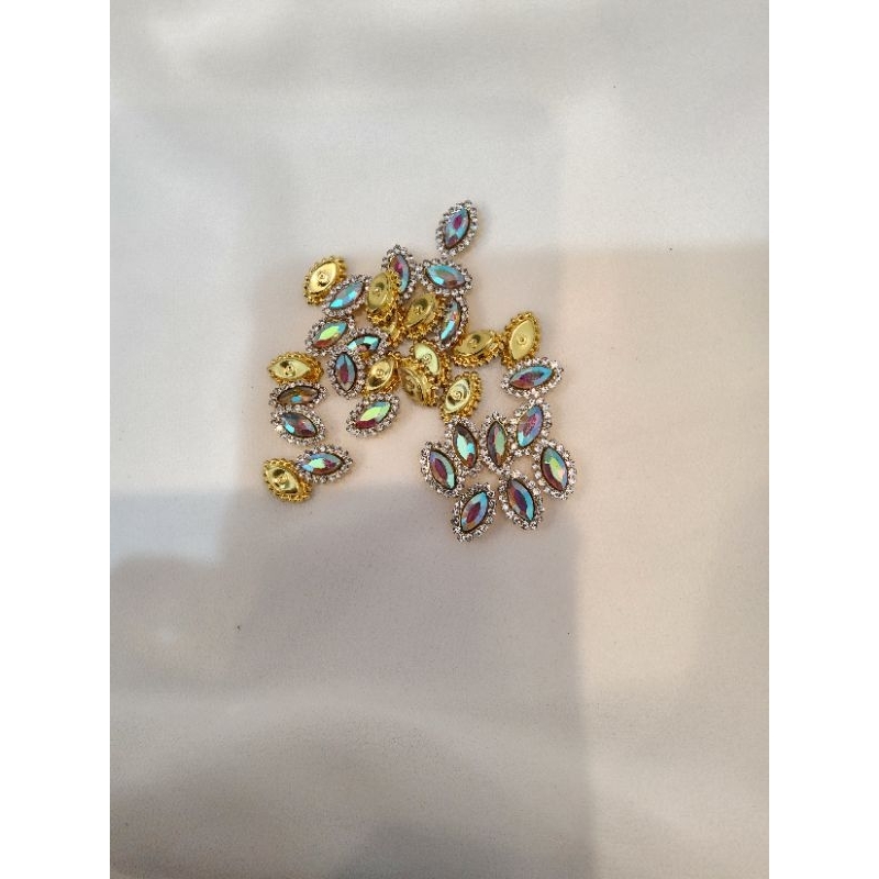 via.payetpku payet cangkang gold crystal