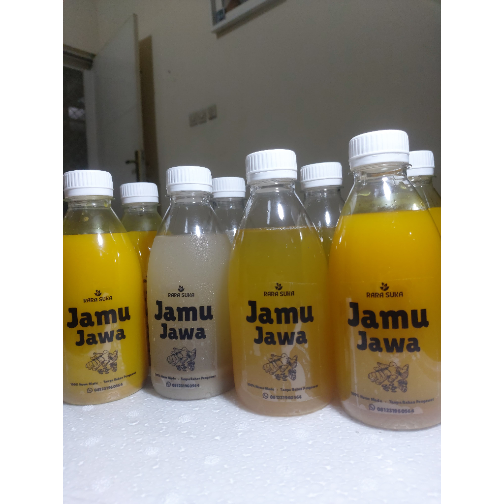 

SINOM / KUNYIT KUNIR / TEMULAWAK / JAMU JAWA 100% ORGANIK 350 ML