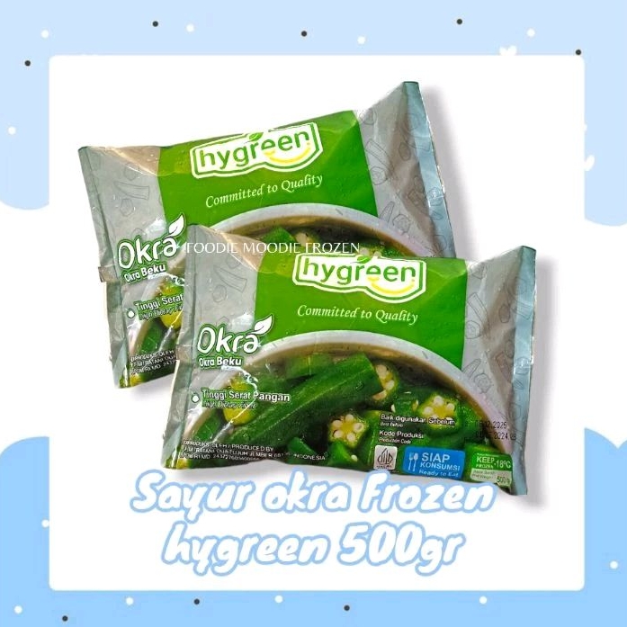 

Okra/Okura Frozen 500gr/sayur okra beku