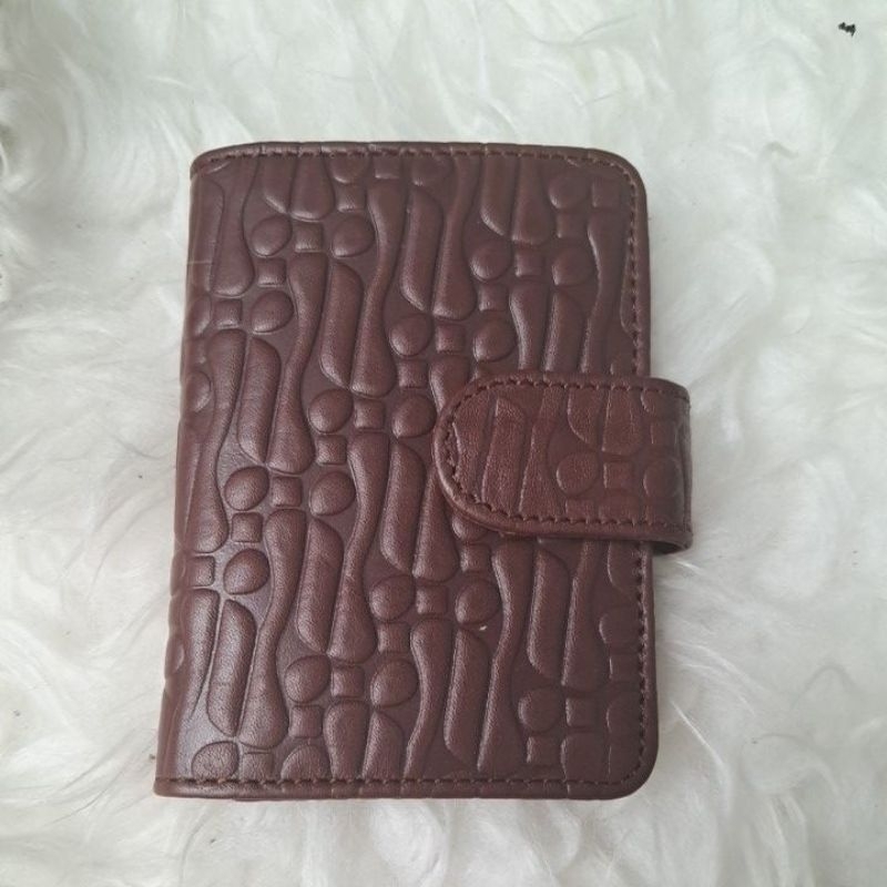 Dompet kartu berliano asli leather kulit