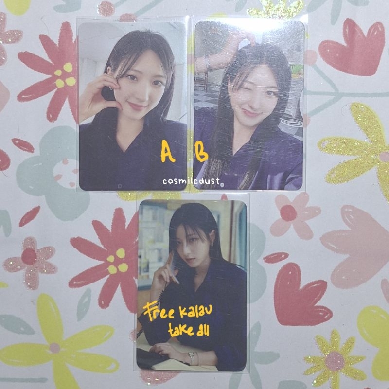 [cek deskripsi] wjsn eunseo codename: ujung fancon entrance photocard pc